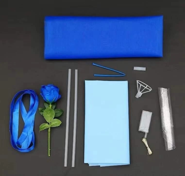 ❤️ Букет от балони с LED фентъзи рози🎈✨