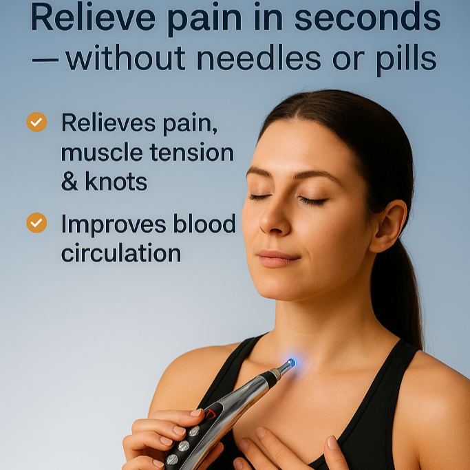 ⚡Незабавно облекчаване на болката⚡Акумулаторна писалка за акупунктура🔋