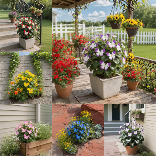 🏆 SPRZEDANO PONAD 50 000 SZTUK! 🦋🌸 Nasiona kwiatów Moonlight Butterfly – sadzenie przez wszystkie cztery pory roku, kwiaty wieloletnie i zachwycająca elegancja ogrodu 🍂